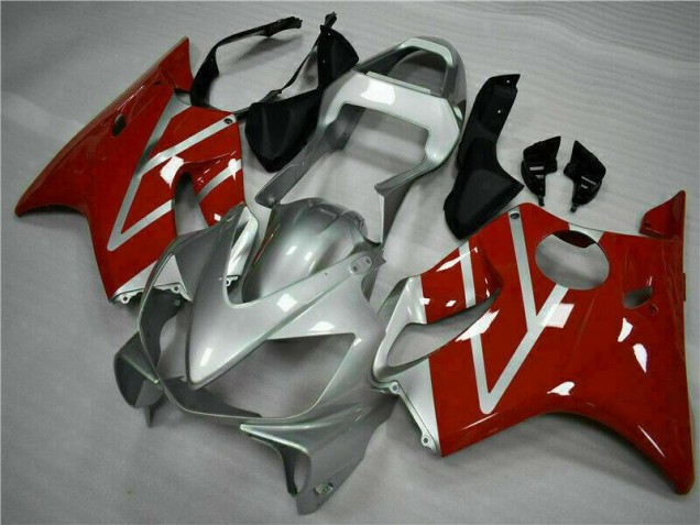 Kit Completo Carenado Moto CBR 600 F4i 2001-2003 - Rojo Plata Kit Completo Carenado Moto CBR 600 F4i 2001-2003 - Rojo Plata