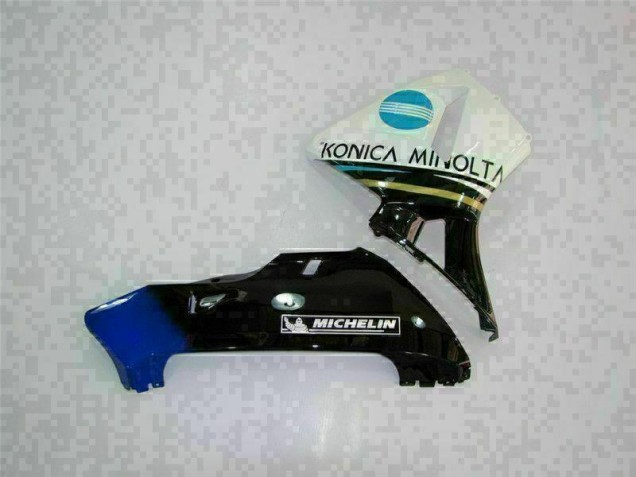 Kit Completo Carenado Moto CBR 600 RR 2003-2004 - Blanco Negro Kit Completo Carenado Moto CBR 600 RR 2003-2004 - Blanco Negro