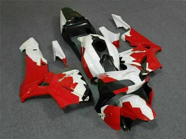 Kit Completo Carenado Moto CBR 600 RR 2003-2004 - Rojo Blanco Kit Completo Carenado Moto CBR 600 RR 2003-2004 - Rojo Blanco