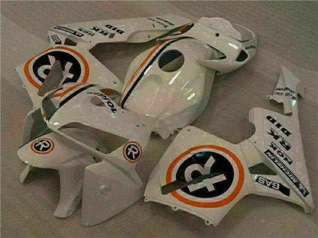 Kit Completo Carenado Moto CBR 600 RR 2005-2006 - Blanco Repsol Kit Completo Carenado Moto CBR 600 RR 2005-2006 - Blanco Repsol