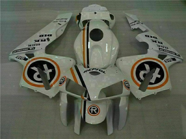 Kit Completo Carenado Moto CBR 600 RR 2005-2006 - Blanco Repsol Kit Completo Carenado Moto CBR 600 RR 2005-2006 - Blanco Repsol