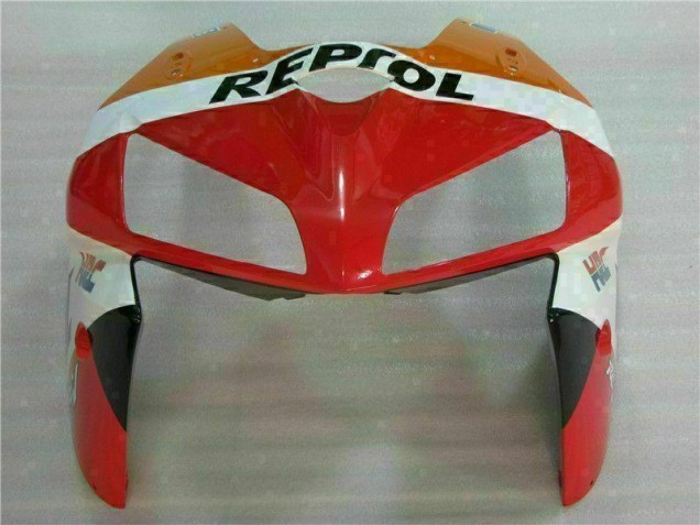 Kit Completo Carenado Moto CBR 600 RR 2005-2006 - Naranja Negro Repsol Kit Completo Carenado Moto CBR 600 RR 2005-2006 - Naranja Negro Repsol