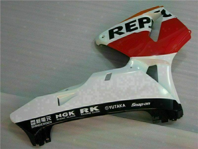 Kit Completo Carenado Moto CBR 600 RR 2005-2006 - Naranja Negro Repsol Kit Completo Carenado Moto CBR 600 RR 2005-2006 - Naranja Negro Repsol