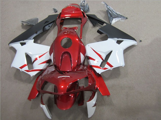 Kit Completo Carenado Moto CBR 600 RR 2005-2006 - Rojo Blanco Kit Completo Carenado Moto CBR 600 RR 2005-2006 - Rojo Blanco
