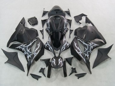 Kit Completo Carenado Moto CBR 600 RR 2007-2008 - Negro