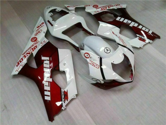 Kit Completo Carenado Moto GSXR 1000 K3 2003-2004 - Rojo Blanco Kit Completo Carenado Moto GSXR 1000 K3 2003-2004 - Rojo Blanco