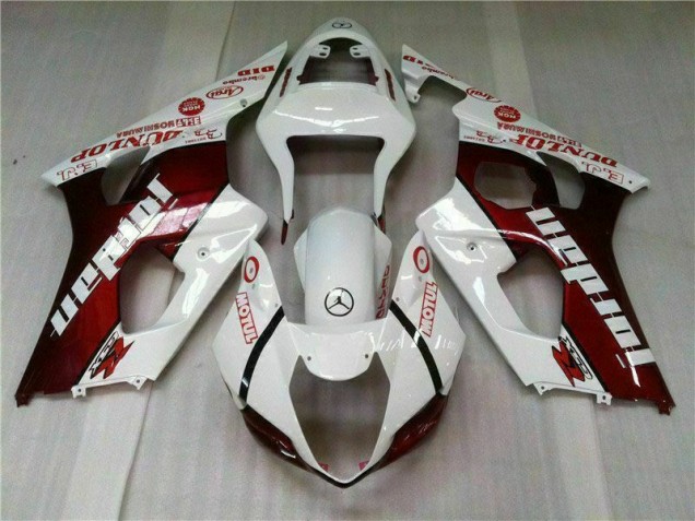 Kit Completo Carenado Moto GSXR 1000 K3 2003-2004 - Rojo Blanco Kit Completo Carenado Moto GSXR 1000 K3 2003-2004 - Rojo Blanco