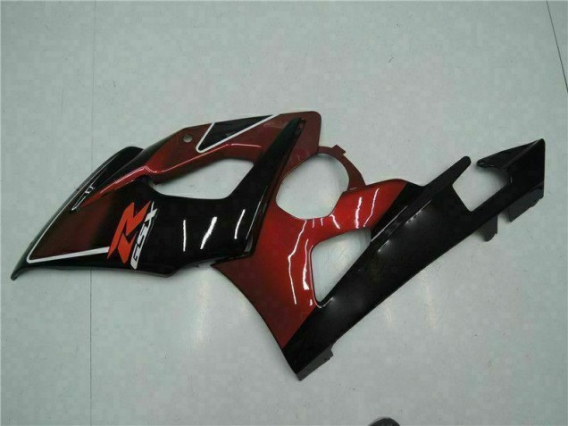 Kit Completo Carenado Moto GSXR 1000 K5 2005-2006 - Rojo Negro Kit Completo Carenado Moto GSXR 1000 K5 2005-2006 - Rojo Negro