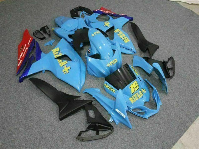 Kit Completo Carenado Moto GSXR 1000 K9 2009-2016 - Azul Kit Completo Carenado Moto GSXR 1000 K9 2009-2016 - Azul