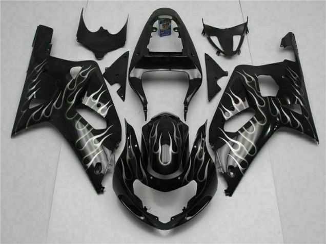 Kit Completo Carenado Moto GSXR 600 / 750 K1 K2 K3 2001-2003 - Negro Kit Completo Carenado Moto GSXR 600 / 750 K1 K2 K3 2001-2003 - Negro
