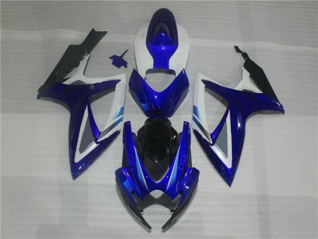 Kit Completo Carenado Moto GSXR 600 / 750 K6 2006-2007 - Azul Blanco Kit Completo Carenado Moto GSXR 600 / 750 K6 2006-2007 - Azul Blanco