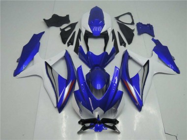 Kit Completo Carenado Moto GSXR 600 / 750 K8 2008-2010 - Azul Blanco