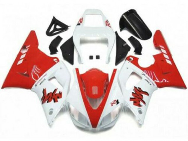 Kit Completo Carenado Moto R1 1998-1999 - Rojo Blanco Kit Completo Carenado Moto R1 1998-1999 - Rojo Blanco