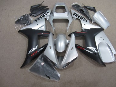 Kit Completo Carenado Moto R1 2002-2003 - Negro Plata