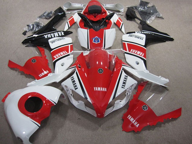 Kit Completo Carenado Moto R1 2007-2008 - Rojo Blanco Kit Completo Carenado Moto R1 2007-2008 - Rojo Blanco