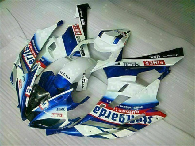 Kit Completo Carenado Moto R6 2006-2007 - Blanco Azul Kit Completo Carenado Moto R6 2006-2007 - Blanco Azul