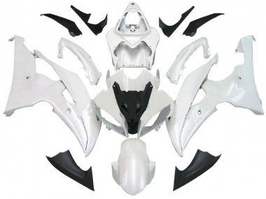 Kit Completo Carenado Moto R6 2008-2016 - Blanco Perla