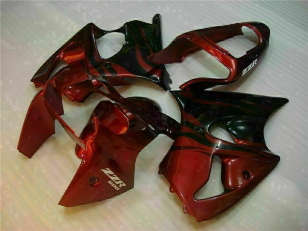 Kit Completo Carenado Moto ZX6R 2000-2002 - Rojo