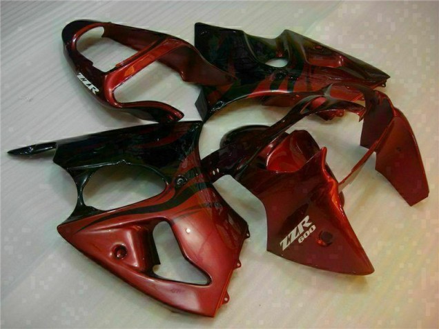 Kit Completo Carenado Moto ZX6R 2000-2002 - Rojo
