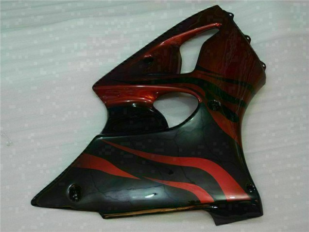 Kit Completo Carenado Moto ZX6R 2000-2002 - Rojo