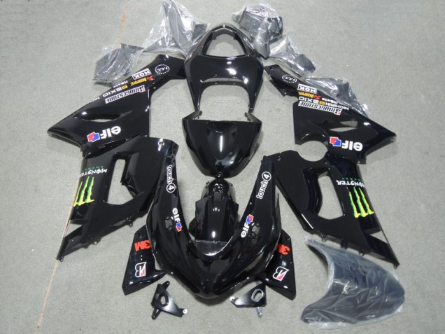 Kit Completo Carenado Moto ZX6R 2005-2006 - 3M Touch4 Monster Negro