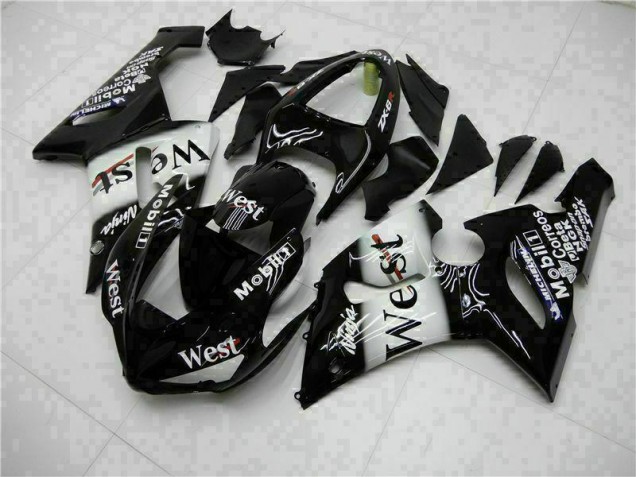 Kit Completo Carenado Moto ZX6R 2005-2006 - Negro