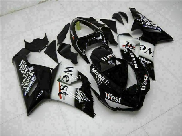 Kit Completo Carenado Moto ZX6R 2005-2006 - Negro