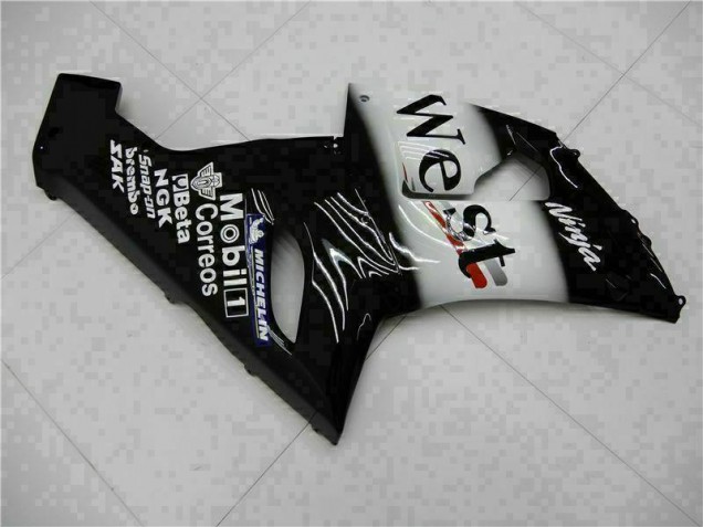 Kit Completo Carenado Moto ZX6R 2005-2006 - Negro