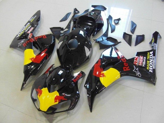 Kits ABS Carenado Motocicleta CBR 1000 RR 2006-2007 - Negro Red Bull Kits ABS Carenado Motocicleta CBR 1000 RR 2006-2007 - Negro Red Bull