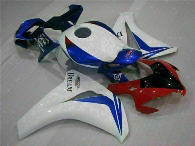 Kits ABS Carenado Motocicleta CBR 1000 RR 2008-2011 - Blanco Azul Kits ABS Carenado Motocicleta CBR 1000 RR 2008-2011 - Blanco Azul