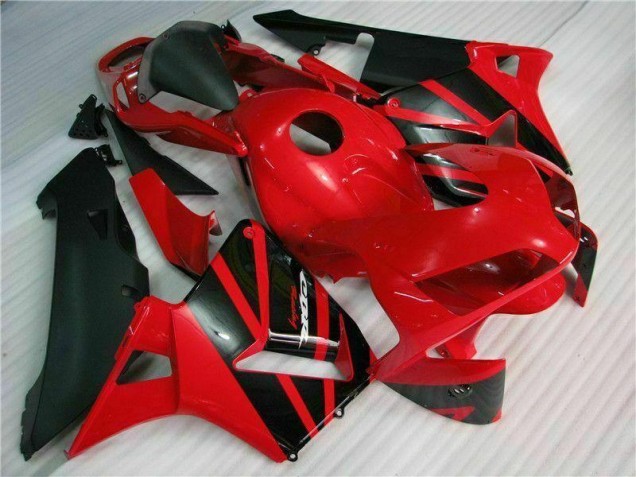 Kits ABS Carenado Motocicleta CBR 600 RR 2003-2004 - Rojo Negro Kits ABS Carenado Motocicleta CBR 600 RR 2003-2004 - Rojo Negro