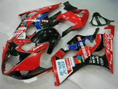 Kits ABS Carenado Motocicleta GSXR 1000 K3 2003-2004 - Rojo