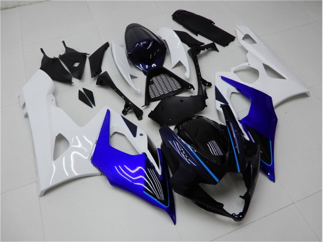 Kits ABS Carenado Motocicleta GSXR 1000 K5 2005-2006 - Azul Blanco Kits ABS Carenado Motocicleta GSXR 1000 K5 2005-2006 - Azul Blanco