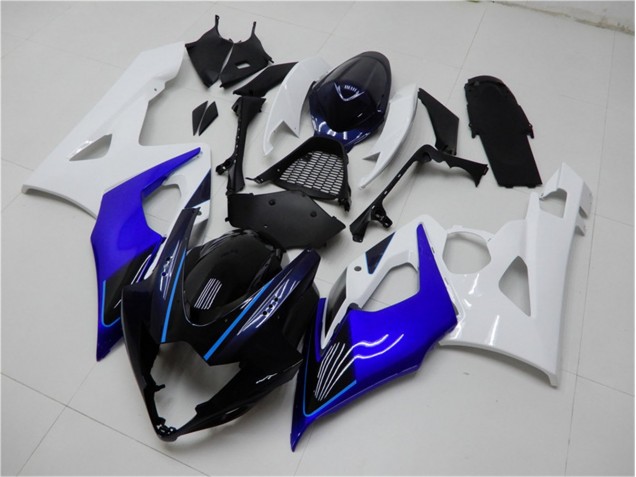 Kits ABS Carenado Motocicleta GSXR 1000 K5 2005-2006 - Azul Blanco Kits ABS Carenado Motocicleta GSXR 1000 K5 2005-2006 - Azul Blanco