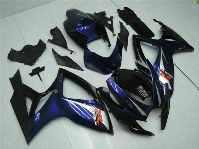 Kits ABS Carenado Motocicleta GSXR 600 / 750 K6 2006-2007 - Azul Negro Kits ABS Carenado Motocicleta GSXR 600 / 750 K6 2006-2007 - Azul Negro