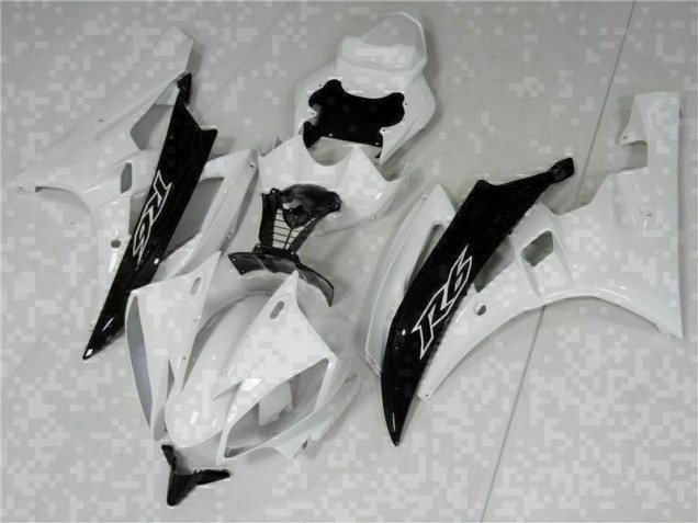 Kits ABS Carenado Motocicleta R6 2006-2007 - Blanco Negro Kits ABS Carenado Motocicleta R6 2006-2007 - Blanco Negro