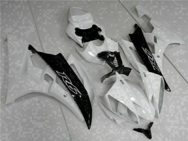 Kits ABS Carenado Motocicleta R6 2006-2007 - Blanco Negro Kits ABS Carenado Motocicleta R6 2006-2007 - Blanco Negro