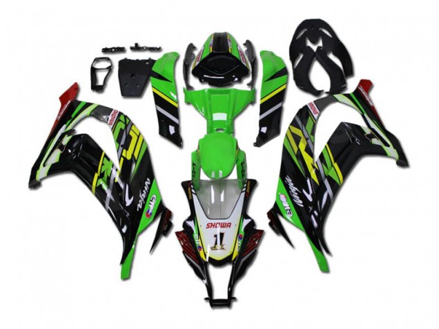 Kits ABS Carenado Motocicleta ZX10R 2011-2015 - Verde Negro Kits ABS Carenado Motocicleta ZX10R 2011-2015 - Verde Negro