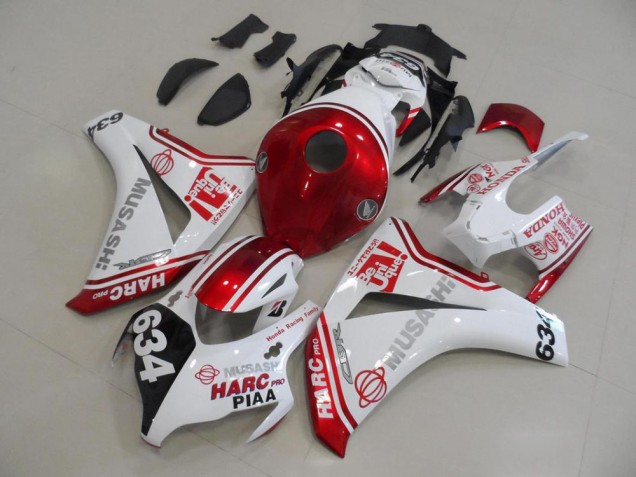 Kits Carenado Moto CBR 1000 RR 2008-2011 - Blanco Rojo HARC Pro PIAA 634 Kits Carenado Moto CBR 1000 RR 2008-2011 - Blanco Rojo HARC Pro PIAA 634
