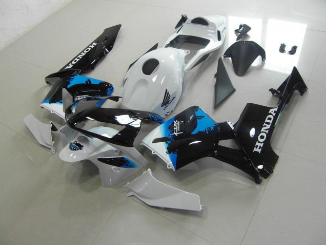 Kits Carenado Moto CBR 600 RR 2003-2004 - Blanco Negro Azul Kits Carenado Moto CBR 600 RR 2003-2004 - Blanco Negro Azul