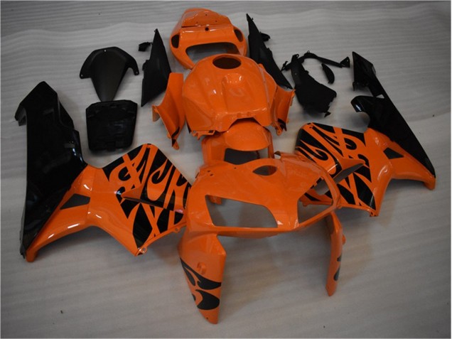 Kits Carenado Moto CBR 600 RR 2005-2006 - Naranja Negro Kits Carenado Moto CBR 600 RR 2005-2006 - Naranja Negro