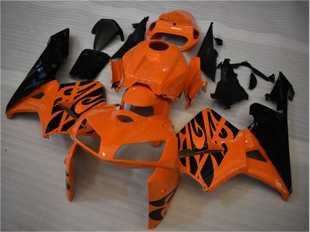 Kits Carenado Moto CBR 600 RR 2005-2006 - Naranja Negro Kits Carenado Moto CBR 600 RR 2005-2006 - Naranja Negro