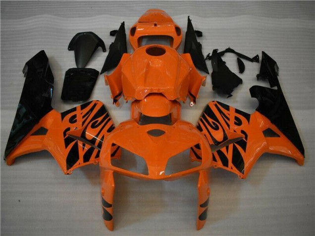 Kits Carenado Moto CBR 600 RR 2005-2006 - Naranja Negro Kits Carenado Moto CBR 600 RR 2005-2006 - Naranja Negro