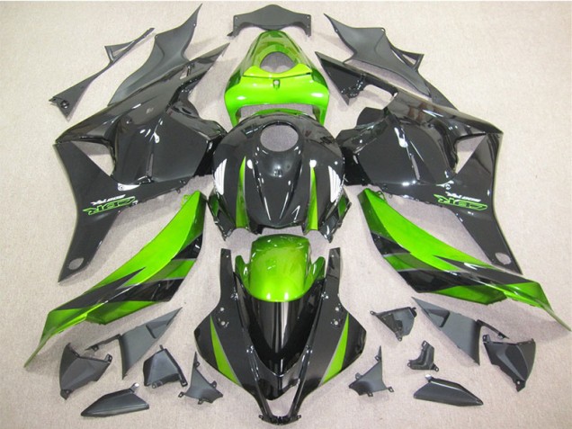 Kits Carenado Moto CBR 600 RR 2009-2012 - Negro Verde Kits Carenado Moto CBR 600 RR 2009-2012 - Negro Verde
