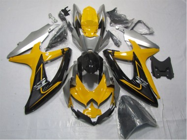 Kits Carenado Moto GSXR 1000 K7 2007-2008 - Amarillo Negro