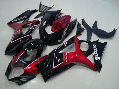 Kits Carenado Moto GSXR 1000 K7 2007-2008 - Rojo Negro
