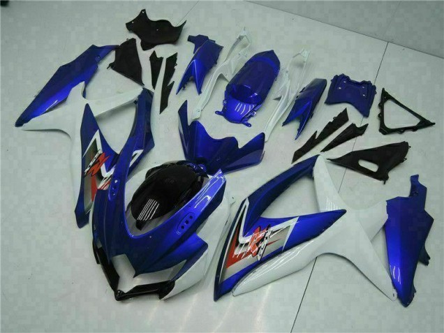 Kits Carenado Moto GSXR 600 / 750 K8 2008-2010 - Azul Blanco Kits Carenado Moto GSXR 600 / 750 K8 2008-2010 - Azul Blanco