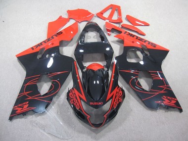 Kits Carenado Moto GSXR 750 K4 2004-2005 - Rojo Negro