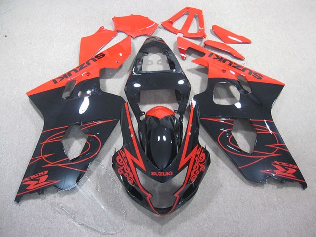 Kits Carenado Moto GSXR 750 K4 2004-2005 - Rojo Negro Kits Carenado Moto GSXR 750 K4 2004-2005 - Rojo Negro