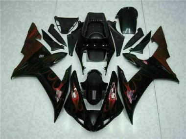 Kits Carenado Moto R1 2002-2003 - Negro